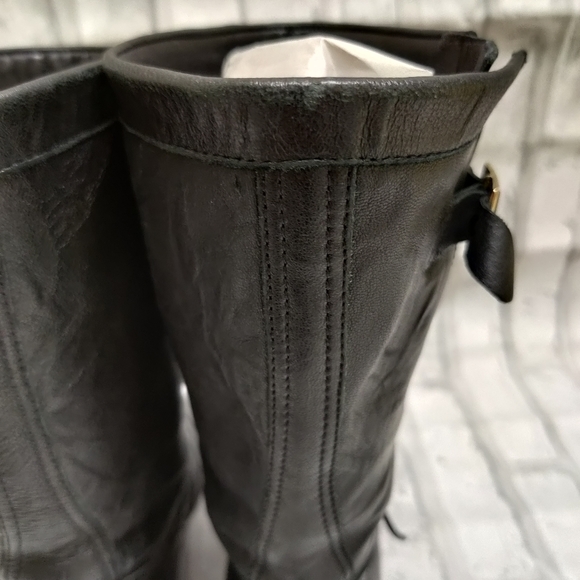 Jimmy Choo size 38 (7) black biker boots - Picture 12 of 13